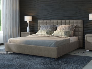 Двуспальная кровать Corso-3 200x200, Велюр (Лофти Серый) в Салехарде