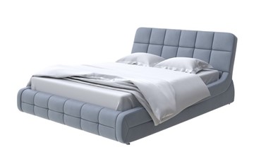 Кровать в спальню Corso-6 140x200, Микрофибра (Diva Светло-серый) в Салехарде - предосмотр