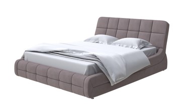 Спальная кровать Corso-6 140x200, Рогожка (Тетра Мраморный) в Лабытнанги
