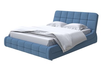 Кровать 2-х спальная Corso-6 160х200, Искусственная шерсть (Лама Индиго) в Салехарде