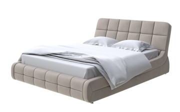 Спальная кровать Corso-6 160х200, Микрофибра (Diva Тауп) в Салехарде - предосмотр