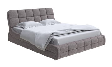 Спальная кровать Corso-6 160х200, Велюр (Gratta 7 Жареный миндаль) в Салехарде