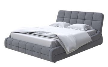 Кровать в спальню Corso-6 160х200, Велюр (Ultra Мокрый асфальт) в Салехарде