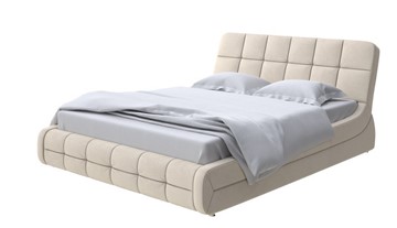 Спальная кровать Corso-6 160х200, Велюр (Ultra Песочный) в Салехарде