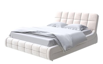 Двуспальная кровать Corso-6 180х200, Флок (Бентлей Айвори) в Салехарде