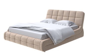 Двуспальная кровать Corso-6 180х200, Флок (Бентлей Какао) в Салехарде - предосмотр