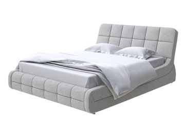 Кровать 2-спальная Corso-6 180х200, Искусственная шерсть (Лама Светло-серый) в Ноябрьске