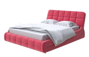 Спальная кровать Corso-6 180х200, Велюр (Forest 13 Красный) в Салехарде