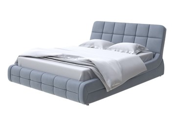 Кровать двуспальная Corso-6 200х200, Микрофибра (Diva Светло-серый) в Салехарде - предосмотр