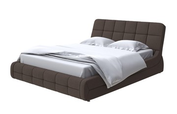 Кровать 2-спальная Corso-6 200х200, Рогожка (Savana Chocolate) в Надыме