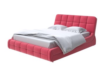 Кровать в спальню Corso-6 200х200, Велюр (Forest 13 Красный) в Лабытнанги