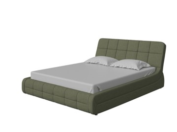 Кровать в спальню Corso-6 200х200, Искусственная шерсть (Лама Авокадо) в Салехарде