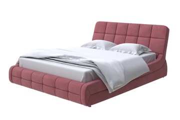 Кровать спальная Corso-6 200х200, Велюр (Ultra Багряный) в Салехарде