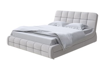 Спальная кровать Corso-6 200х200, Велюр (Ultra Серый камень) в Салехарде