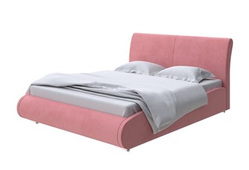 Кровать 2-спальная Corso-8 Lite 160х200, Велюр (Ultra Ягодный сорбет) в Салехарде