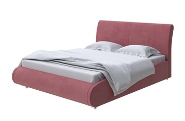 Кровать 2-спальная Corso-8 Lite 200x200, Велюр (Ultra Багряный) в Салехарде
