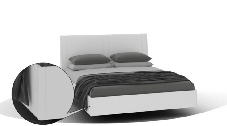Кровать 2спальная Domenica, Кр-06 (1600), без ГПМ в Салехарде - изображение 1