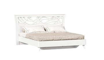 Кровать Джулия 1800 с кроватным основанием, Белый в Салехарде - предосмотр