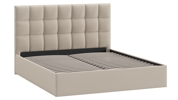 Кровать 2-спальная Эмбер тип 1 (Велюр Confetti Cream) в Надыме - изображение 1