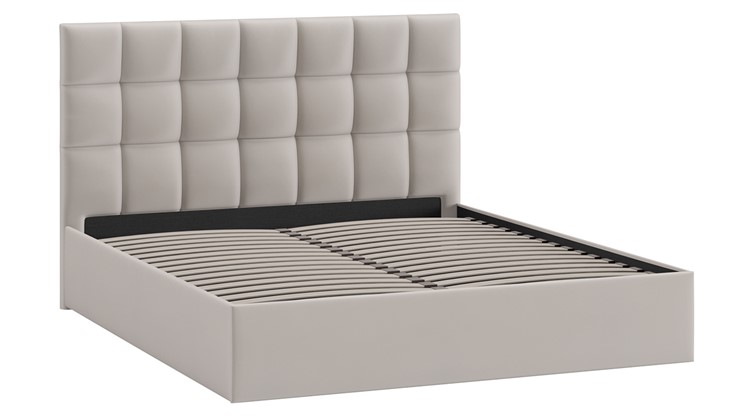 2-спальная кровать Эмбер тип 1 (Велюр Confetti Smoke) в Салехарде - изображение 1