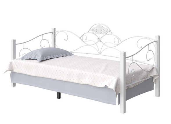 Кровать 1-спальная Garda 2R софа 90х200, белый в Салехарде - изображение