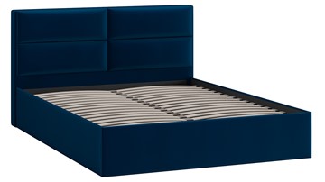 Кровать Глосс Тип 1 (Велюр Confetti Blue) в Салехарде - предосмотр 2