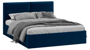 Кровать Глосс Тип 1 (Велюр Confetti Blue) в Новом Уренгое