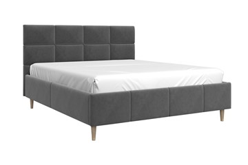 Кровать спальная Ханна 160х200 (Холодный Серый) с основанием в Губкинском