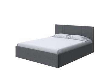 Кровать спальная Helix Plus 160х200, Рогожка (Savana Grey (серый)) в Новом Уренгое