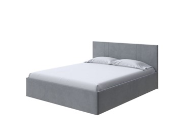 Кровать в спальню Helix Plus 180х200, Велюр (Ultra Осенний туман) в Новом Уренгое