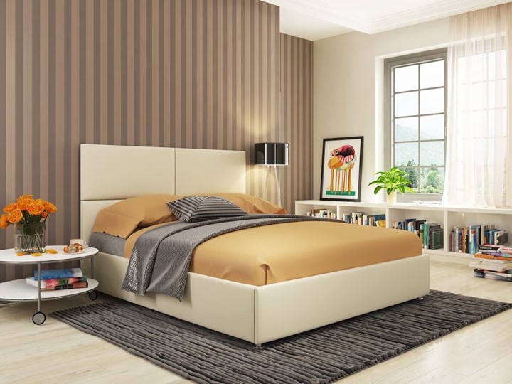Спальная кровать Jasmin размер 180*200 с основанием в Салехарде - изображение 2