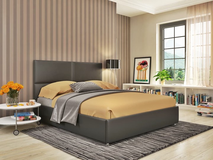 Спальная кровать Jasmin размер 180*200 с основанием в Салехарде - изображение 4