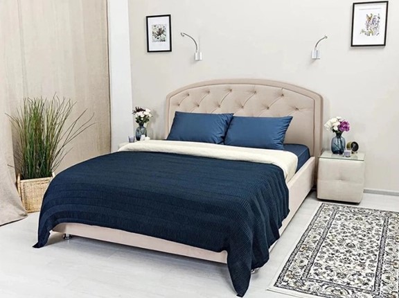 Двуспальная кровать Кристалл 3 1800х1900 с подъёмным механизмом в Лабытнанги - изображение