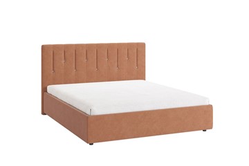 Двуспальная кровать Кристи 2 1.6, персик (велюр) в Новом Уренгое