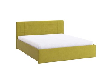 Двуспальная кровать Лора 2 1.6, янтарь (велюр) в Новом Уренгое