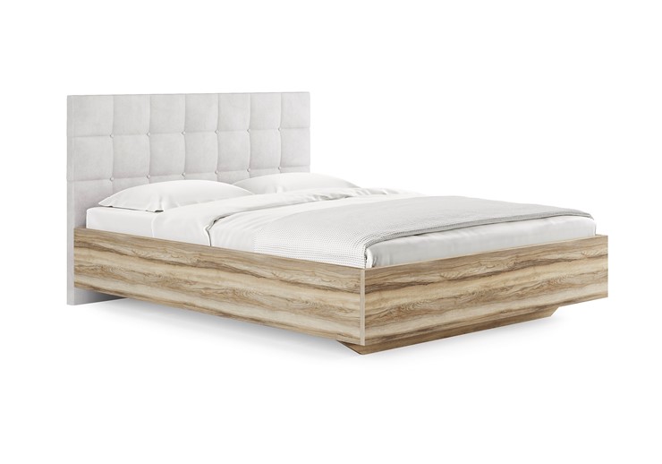 Двуспальная кровать Luiza (ясень ориноко) 200х200 с основанием в Салехарде - изображение 8