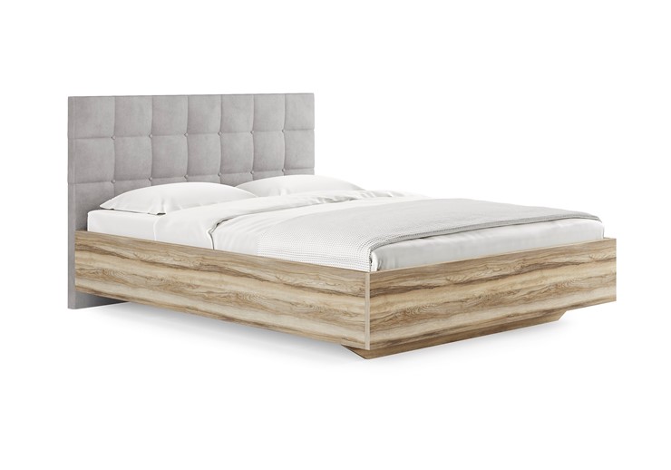 Двуспальная кровать Luiza (ясень ориноко) 200х200 с основанием в Салехарде - изображение 9