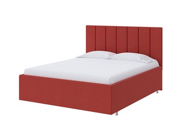 Кровать спальная Modern Large 180х200, Велюр (Forest 13 Красный) в Салехарде