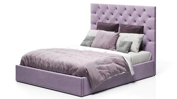 Кровать 2-спальная Наполи 1600 с утяжками в Салехарде - изображение