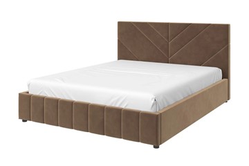 Спальная кровать Нельсон Линия 160х200 (вариант 3) с основанием в Ноябрьске