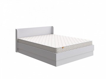 Двуспальная кровать Practica 180х190 с подъемным механизмом (Белый) в Салехарде - предосмотр