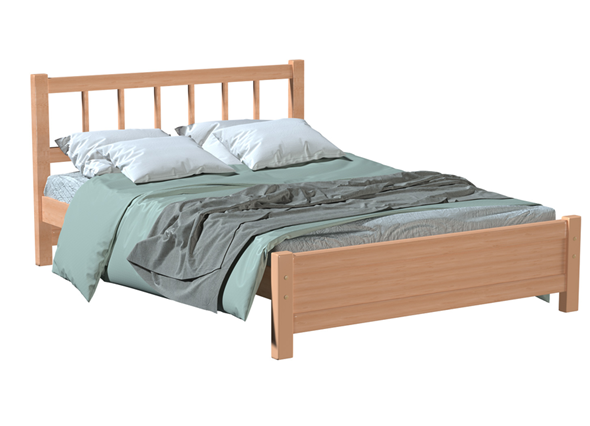 Двуспальная кровать Прага 160х200 с оcнованием в Губкинском - изображение