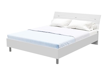 Кровать спальная Rest 1, 160х200, ЛДСП (Белый) в Надыме