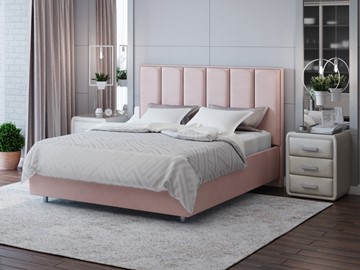 Кровать в спальню Routa 180х200, Велюр (Ultra Розовый мусс) в Лабытнанги