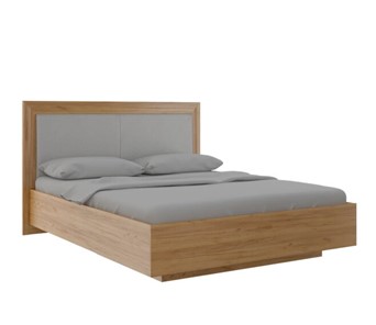 Кровать 2-спальная с подъемным механизмом Глэдис М33 (Дуб золотой) в Губкинском