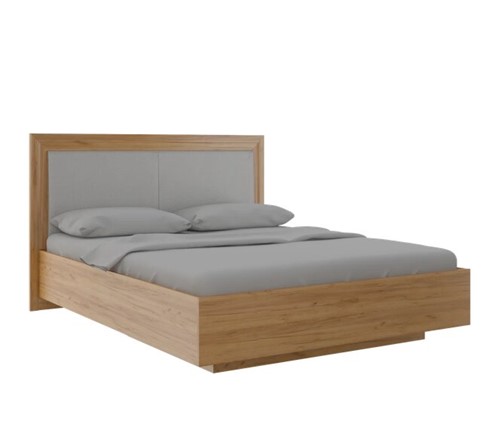 Кровать 2-спальная с подъемным механизмом Глэдис М33 (Дуб золотой) в Салехарде - изображение