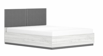 Кровать с подъемным механизмом 2-спальная Винтер-16, винтерберг/темно-серый/спейс графит в Салехарде - предосмотр