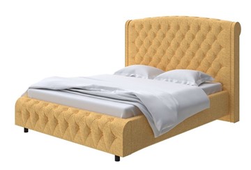 Спальная кровать Salvatore Grand 140x200, Букле (Beatto Куркума) в Салехарде