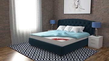 Спальная кровать Сильва 180х200 (с основанием) в Салехарде - предосмотр 9