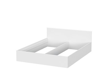 Кровать двуспальная Токио (1,6х2,0), белый текстурный в Губкинском